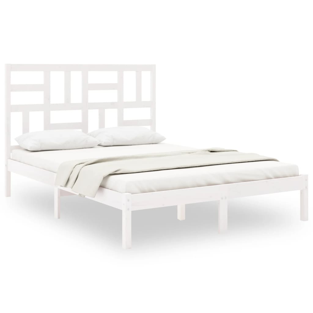 Sengeramme hvit heltre160x200 cm