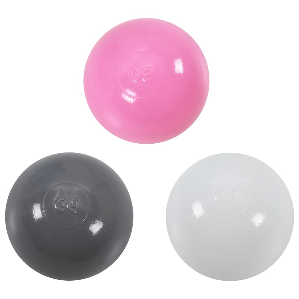 Leketelt med 250 baller rosa 102x102x82 cm