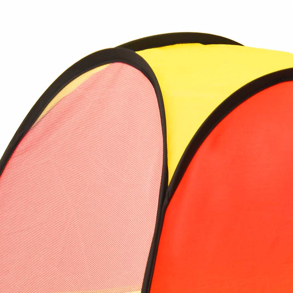 Leketelt for barn med 250 baller flerfarget 255x80x100 cm