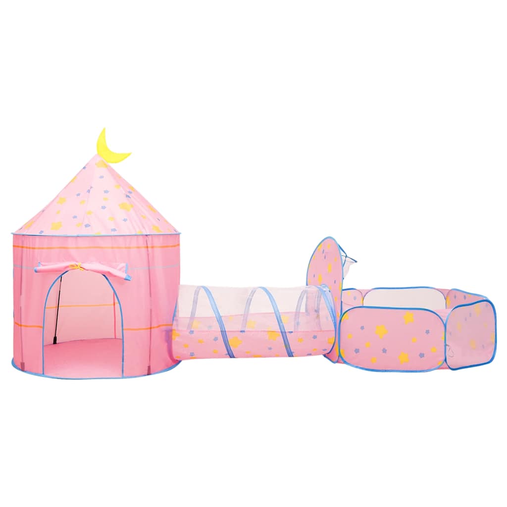 Leketelt med 250 baller rosa 301x120x128 cm
