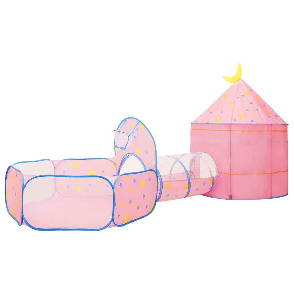 Leketelt med 250 baller rosa 301x120x128 cm