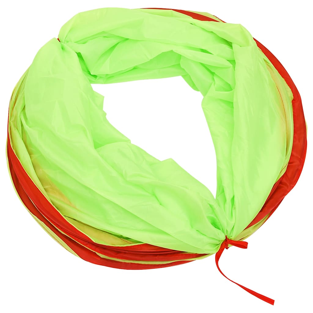 Leketunnel for barn med 250 baller grønn 175 cm polyester