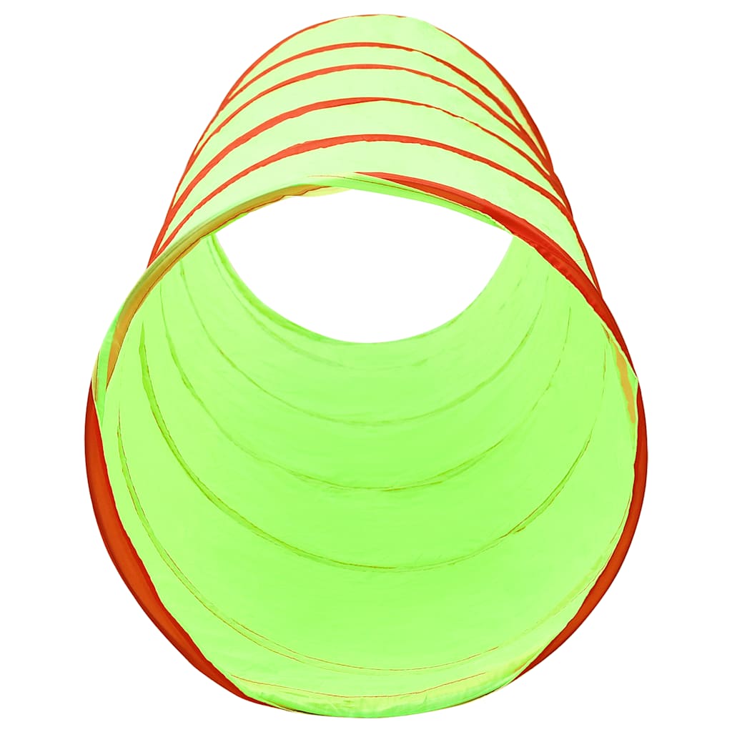 Leketunnel for barn med 250 baller grønn 175 cm polyester