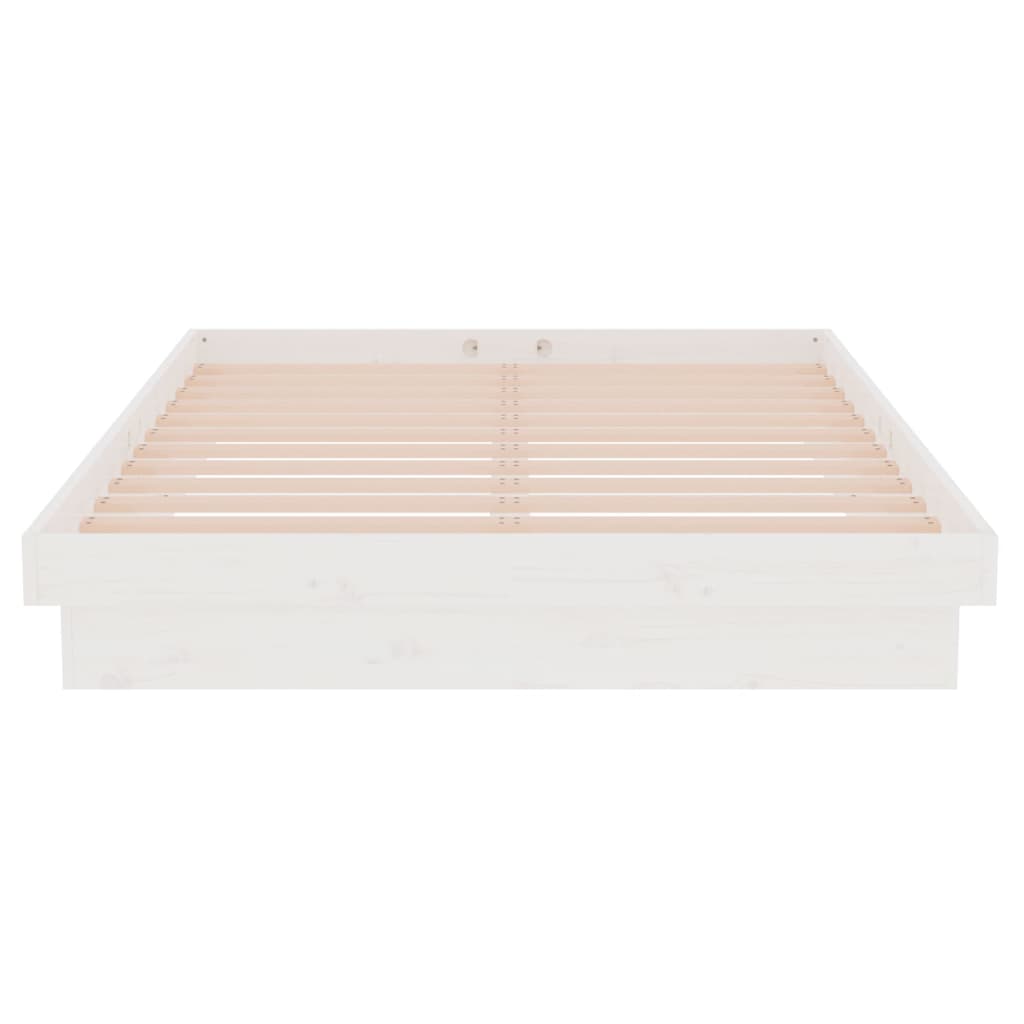 Sengeramme hvit heltre 120x200 cm