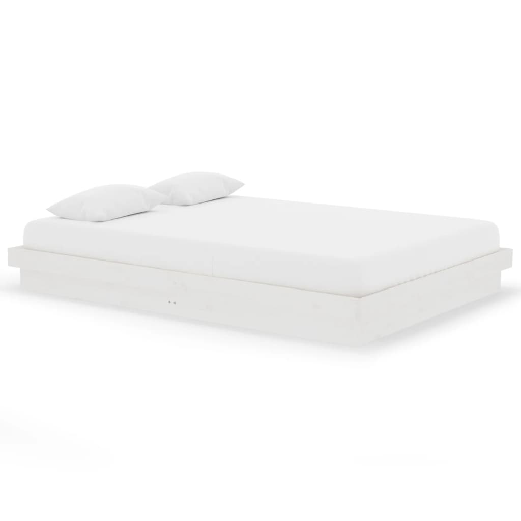 Sengeramme hvit heltre 140x200 cm