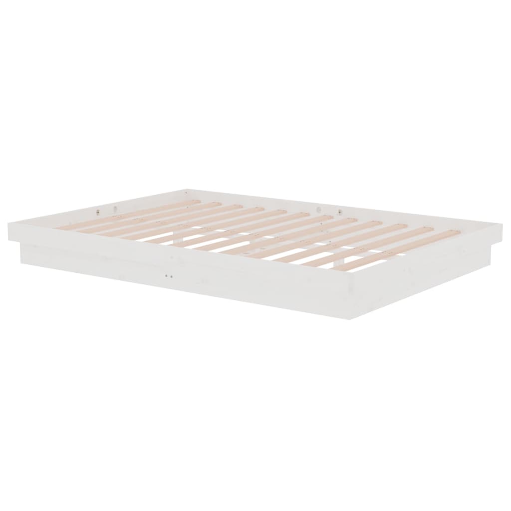 Sengeramme hvit heltre 140x200 cm