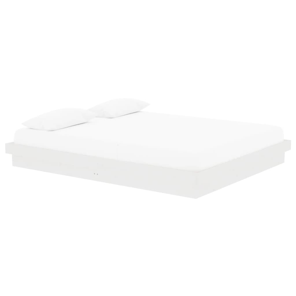 Sengeramme hvit heltre 160x200 cm