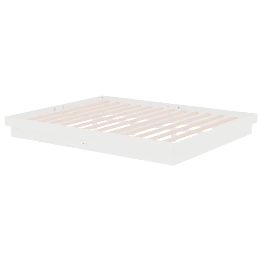 Sengeramme hvit heltre 160x200 cm