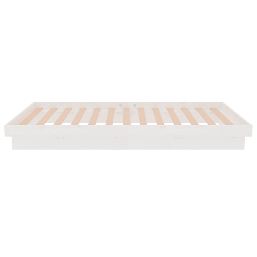Sengeramme hvit heltre 90x190 cm Single