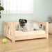 Hundeseng 65,5x50,5x28 cm heltre furu