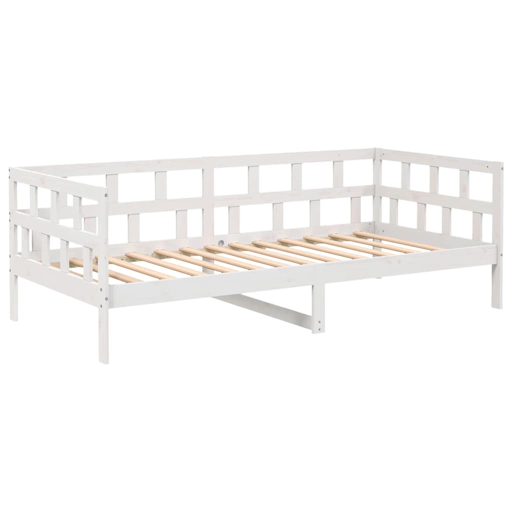 Dagseng hvit heltre furu 90x200 cm