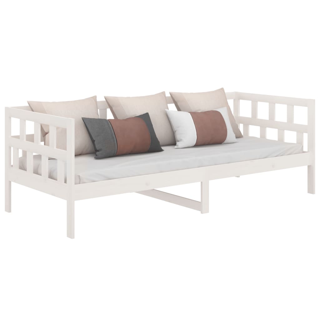 Dagseng hvit heltre furu 90x190 cm