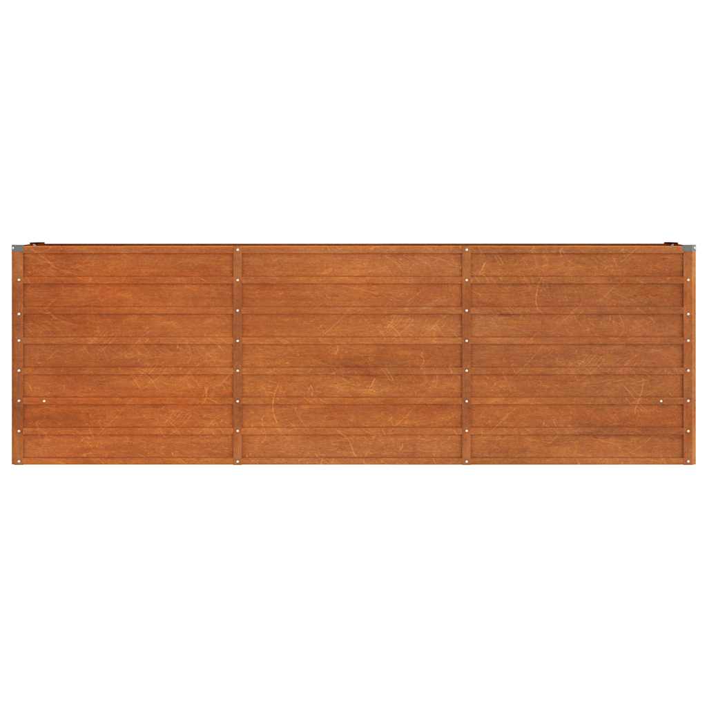 Høybed rust 240x40x77 cm cortenstål
