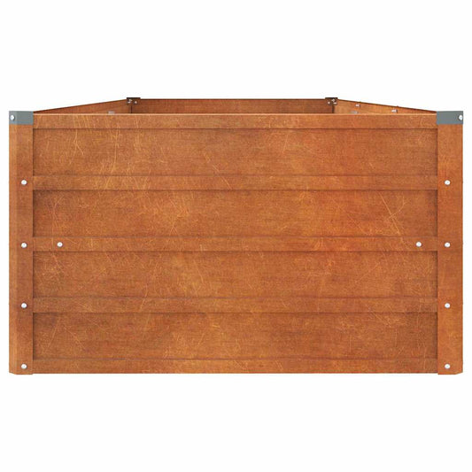 Høybed rust 240x80x45 cm cortenstål