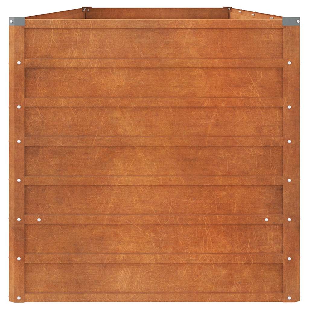 Høybed rust 320x80x77 cm cortenstål