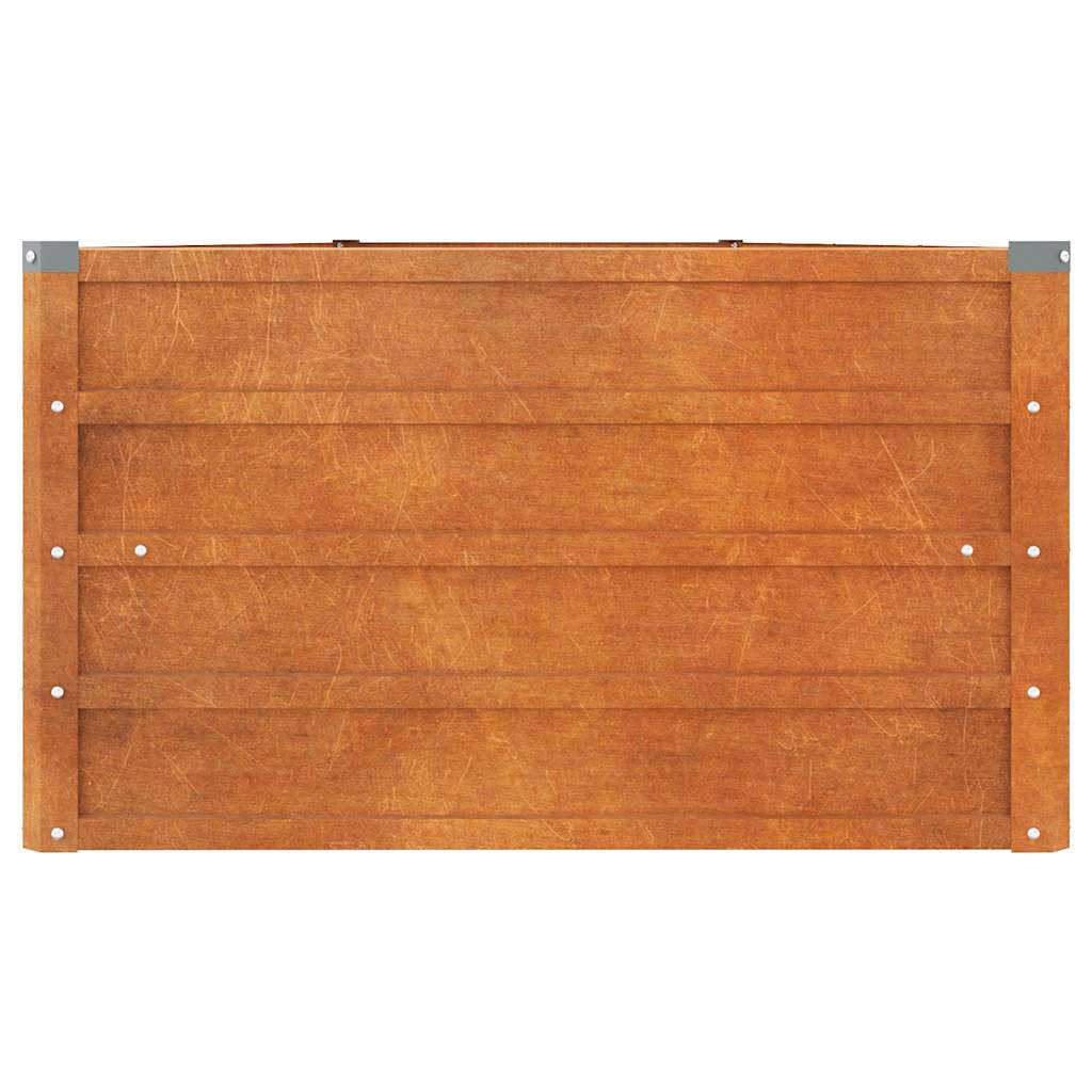 Høybed rust 400x80x45 cm cortenstål