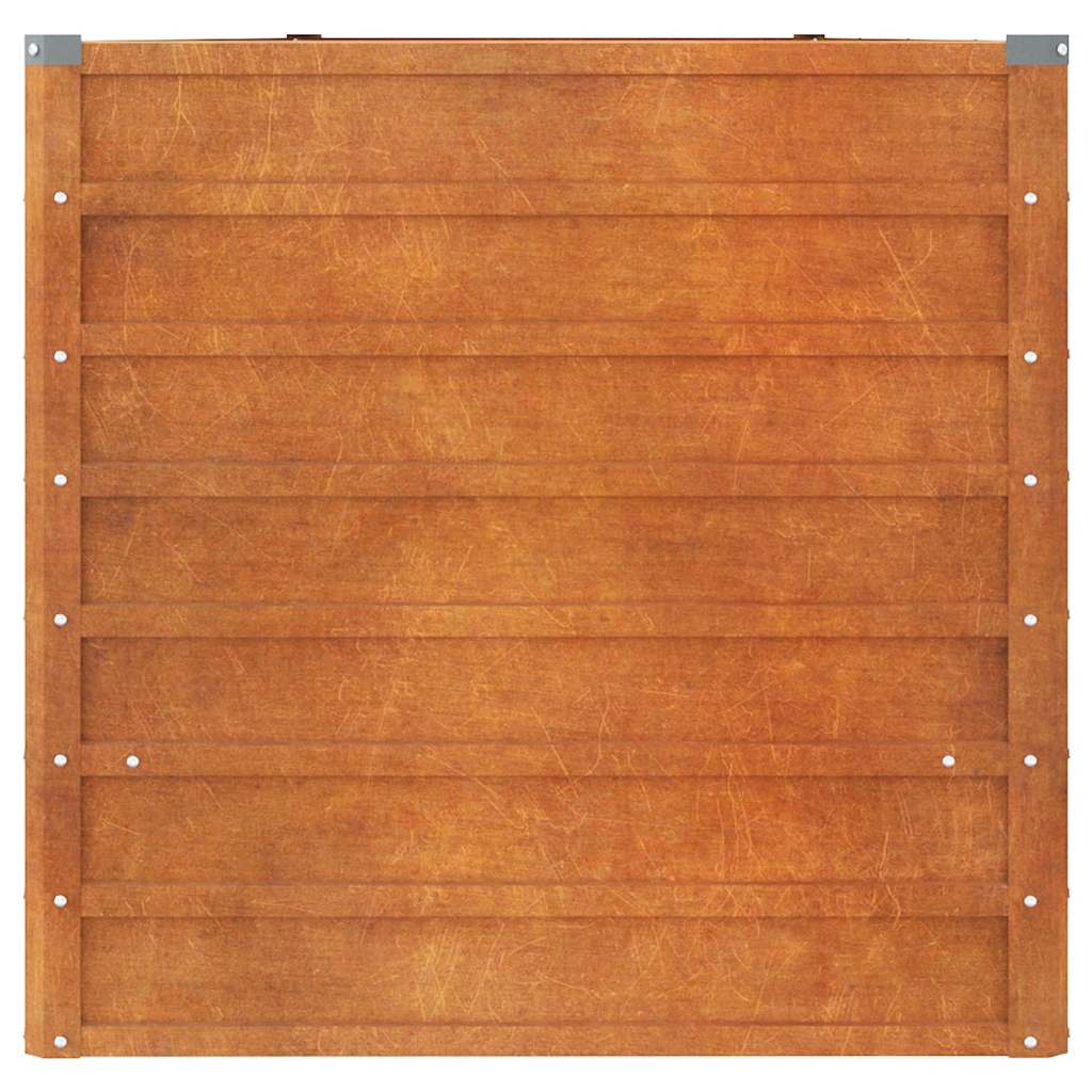 Høybed rust 400x80x77 cm cortenstål