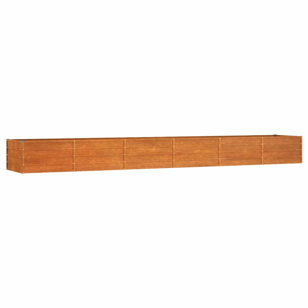 Høybed rust 480x80x45 cm cortenstål