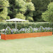 Høybed rust 600x80x45 cm cortenstål