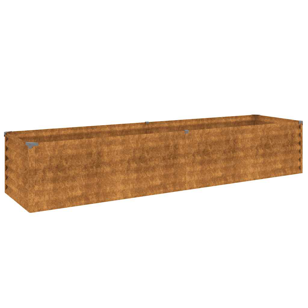 Høybed til hage 194x50x36 cm cortenstål