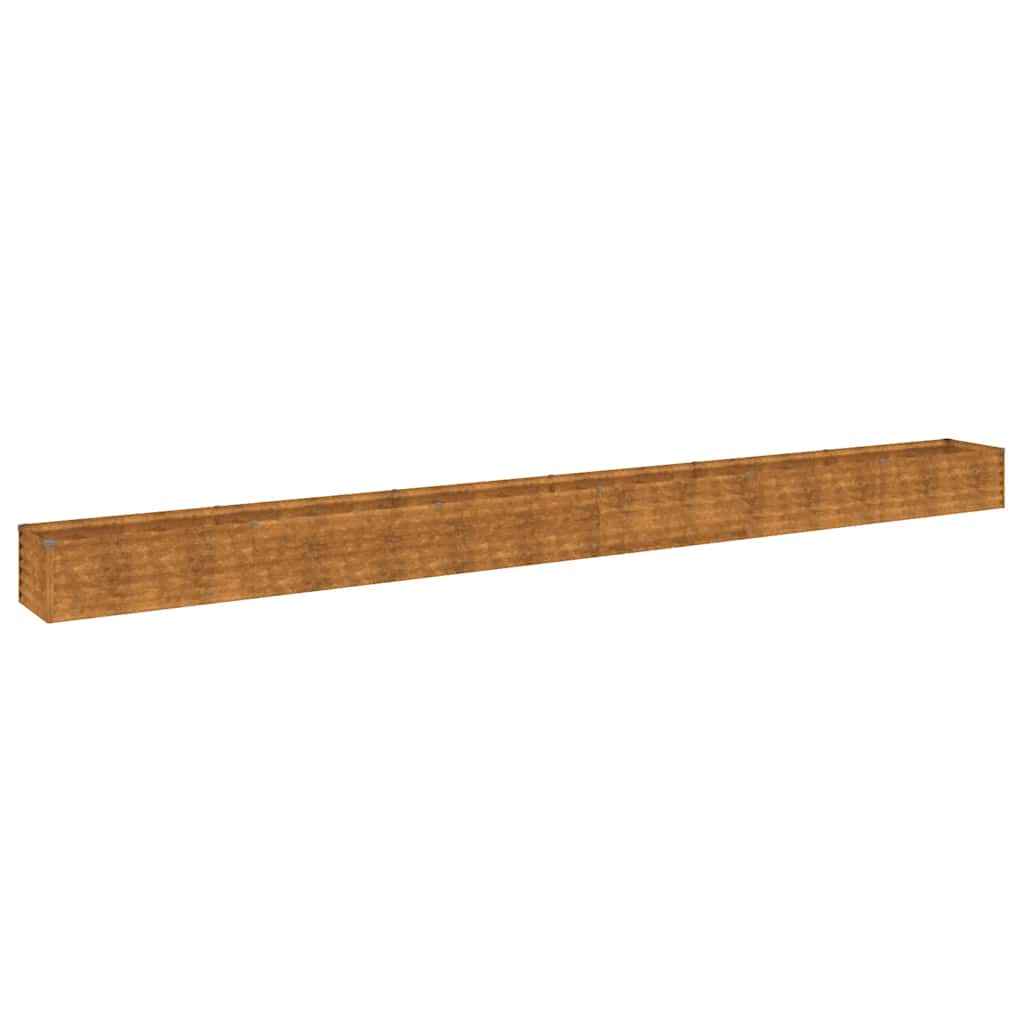 Høybed til hage 580x50x36 cm cortenstål