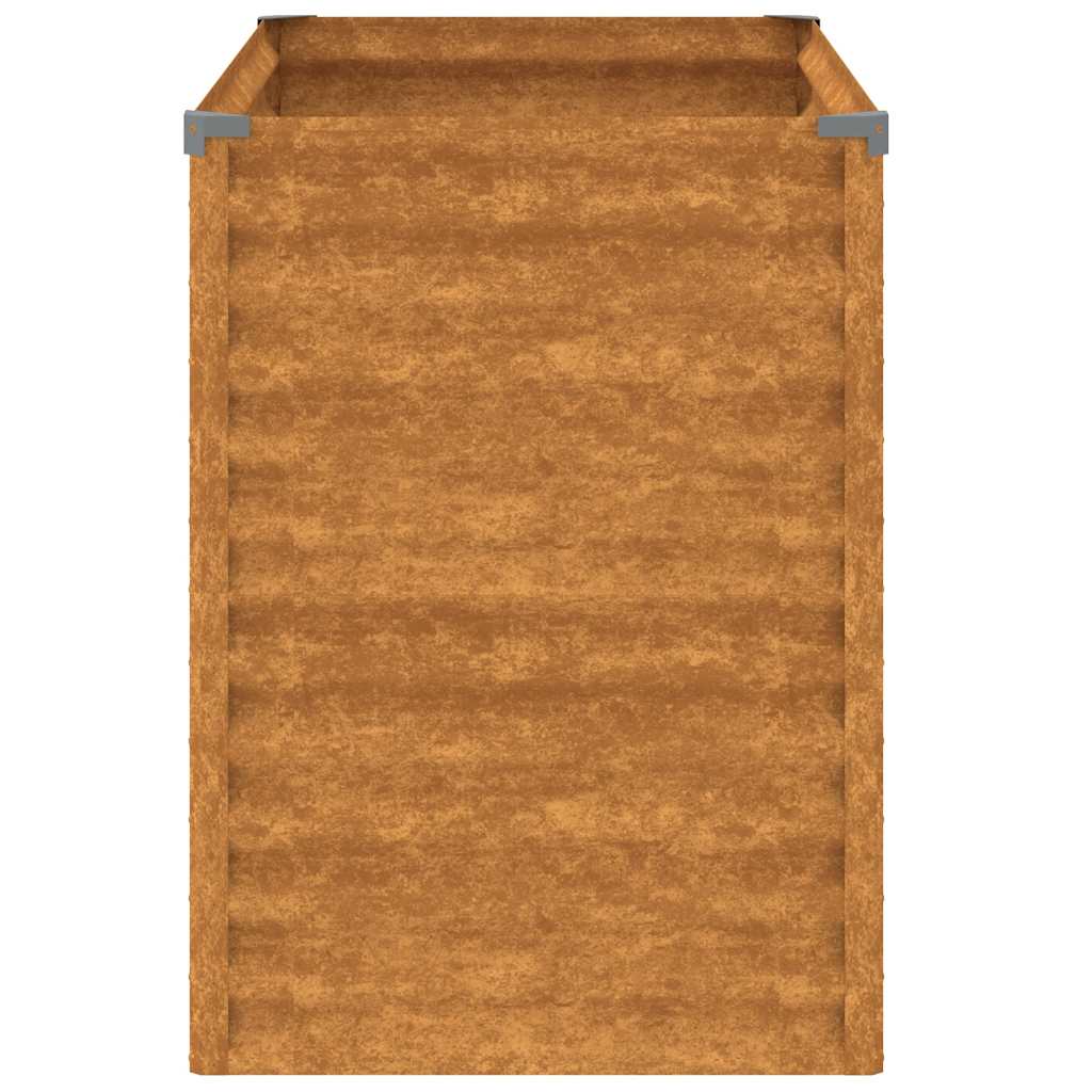 Høybed til hage 100x50x69 cm cortenstål