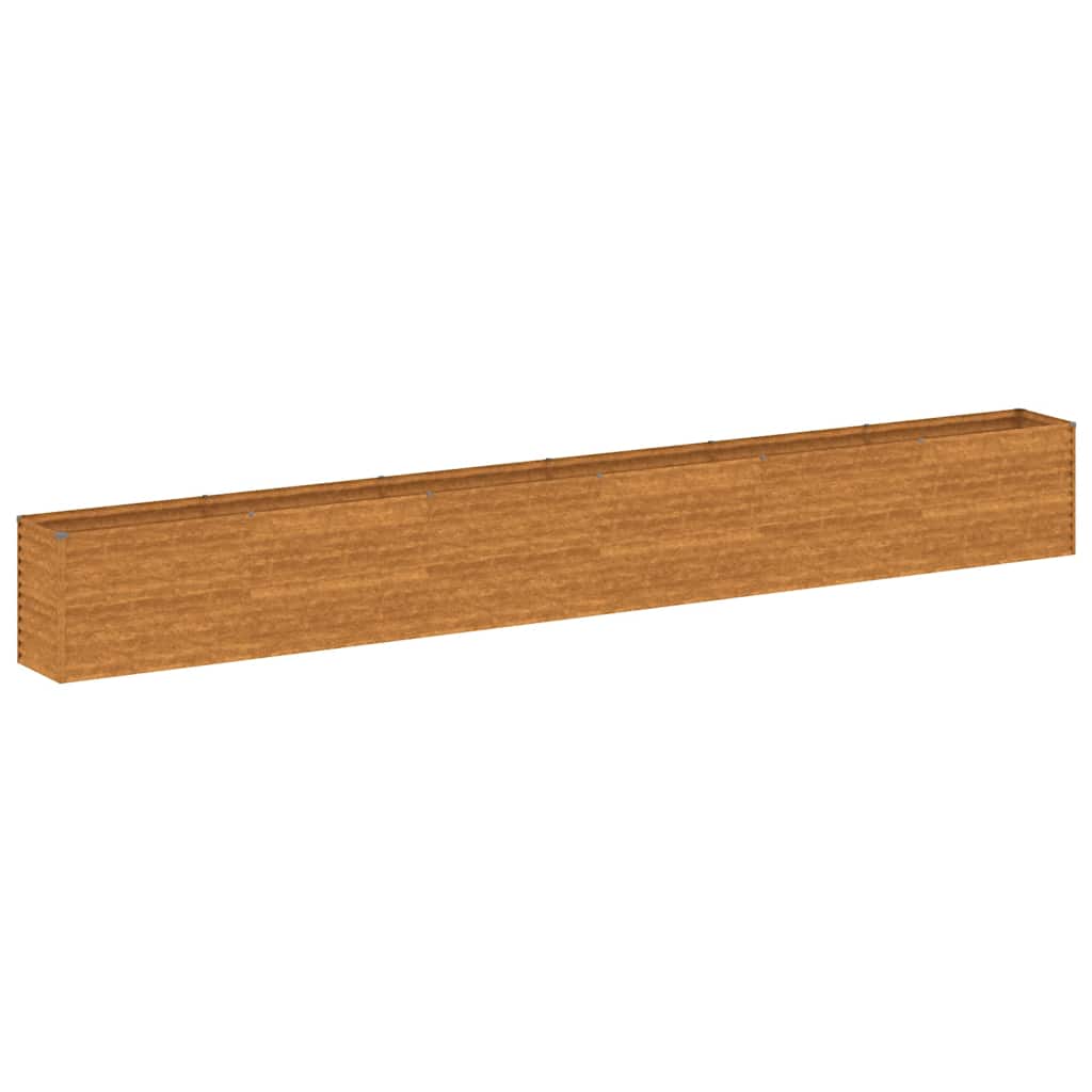 Høybed til hagen 578x50x69 cm cortenstål