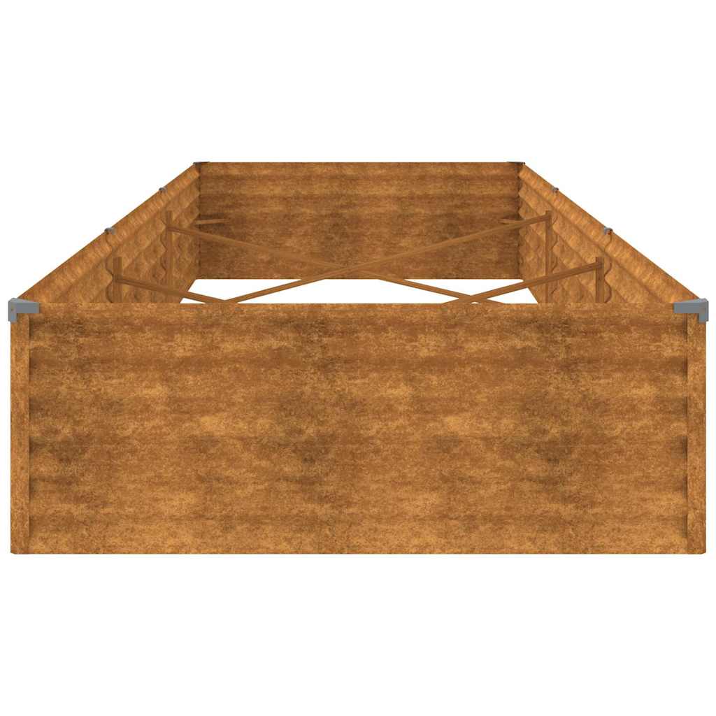 Høybed 291x100x36 cm cortenstål