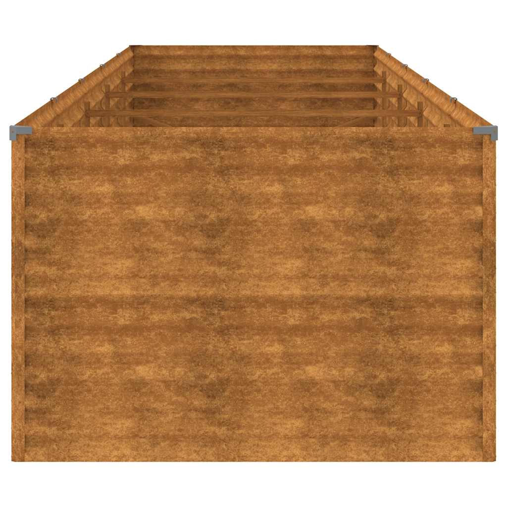 Høybed 479x100x69 cm cortenstål