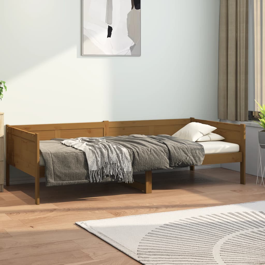 Dagseng honningbrun heltre furu 80x200 cm