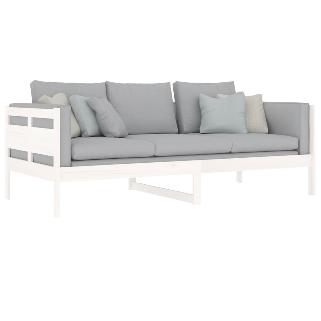 Dagseng hvit heltre furu 90x200 cm