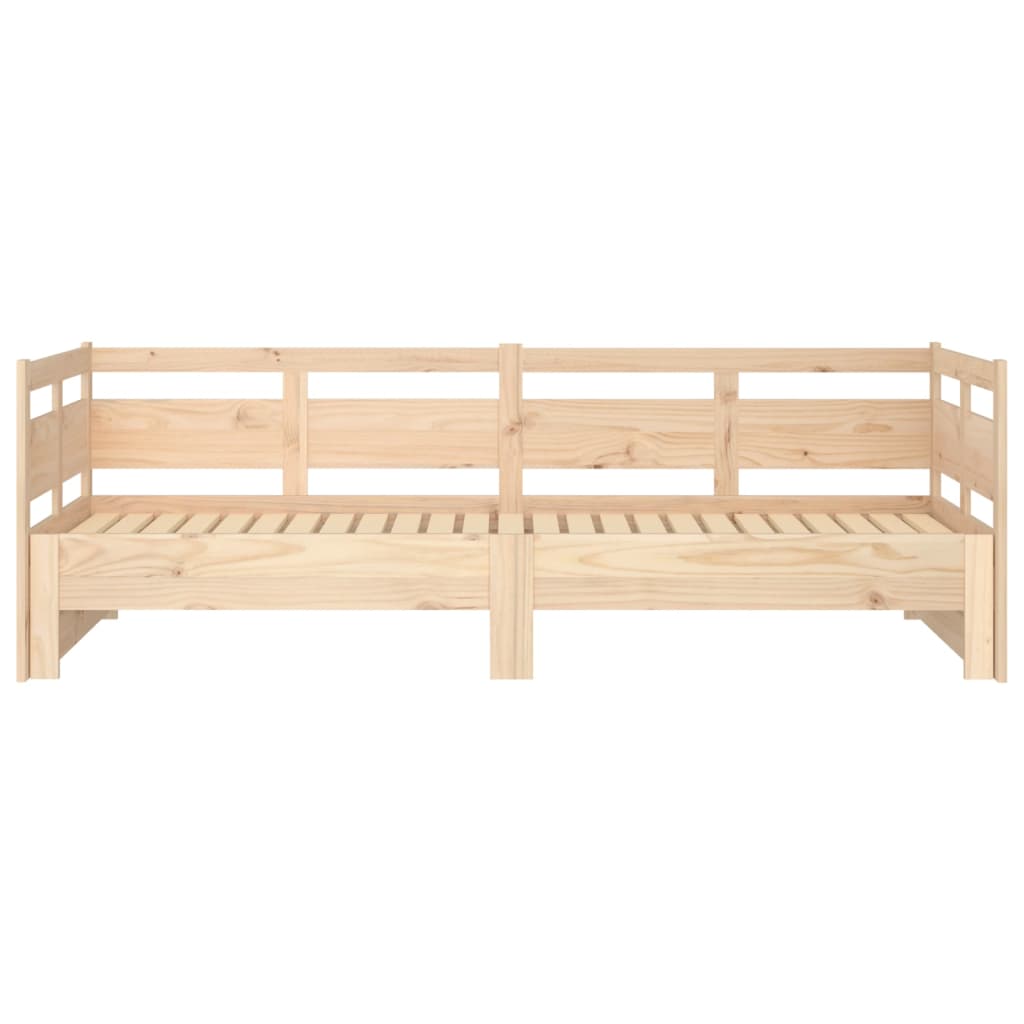 Uttrekkbar dagseng heltre furu 2x(80x200) cm