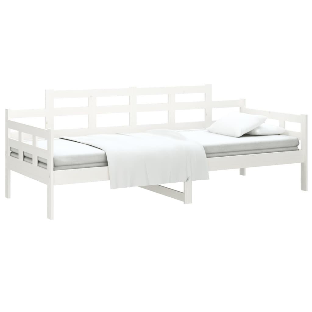 Dagseng hvit heltre furu 90x190 cm