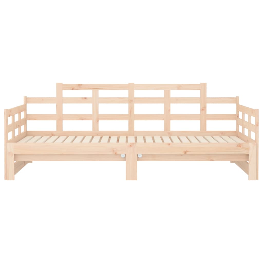 Uttrekkbar dagseng heltre furu 2x(80x200) cm