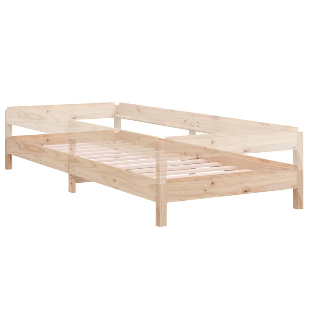 Stableseng 75x190 cm heltre furu