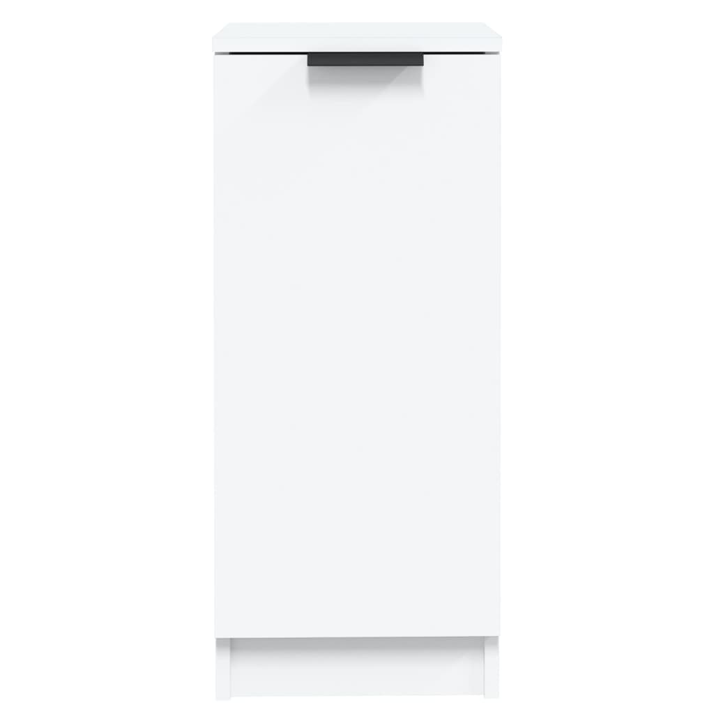 Skjenk hvit 30x30x70 cm konstruert tre