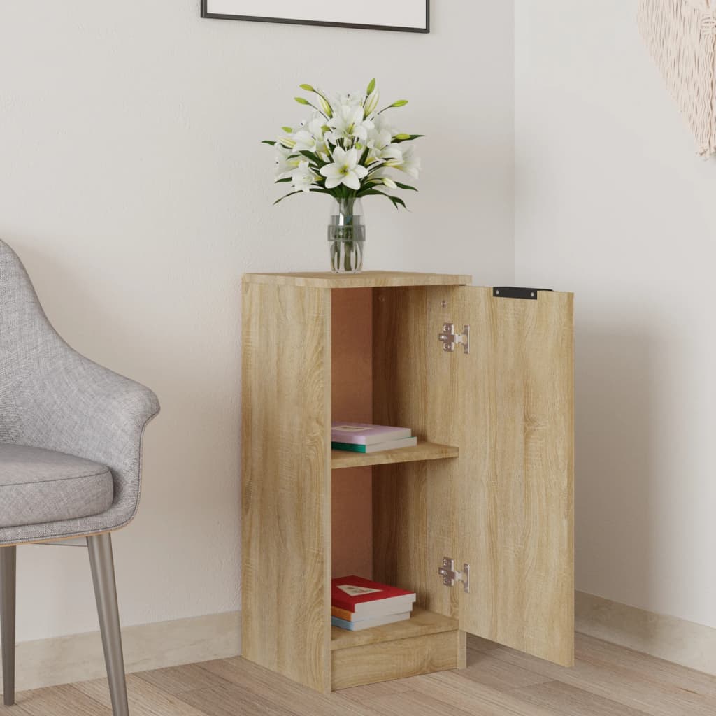 Skjenk sonoma eik 30x30x70 cm konstruert tre