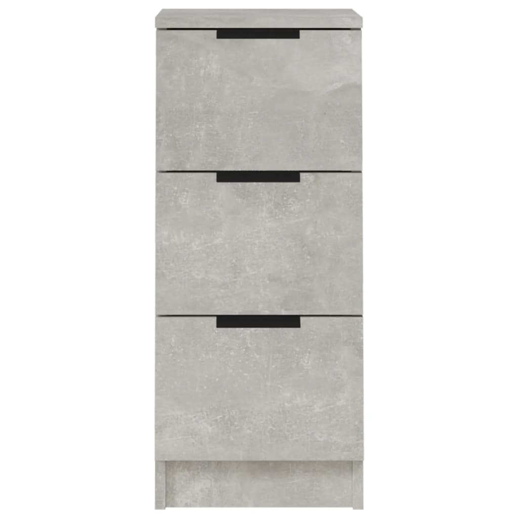 Skjenk betonggrå 30x30x70 cm konstruert tre