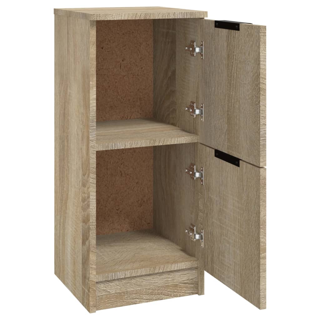Skjenker 2 stk sonoma eik 30x30x70 cm konstruert tre