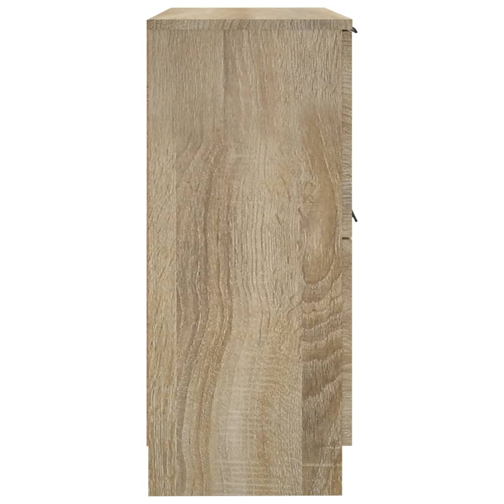 Skjenker 2 stk sonoma eik 30x30x70 cm konstruert tre