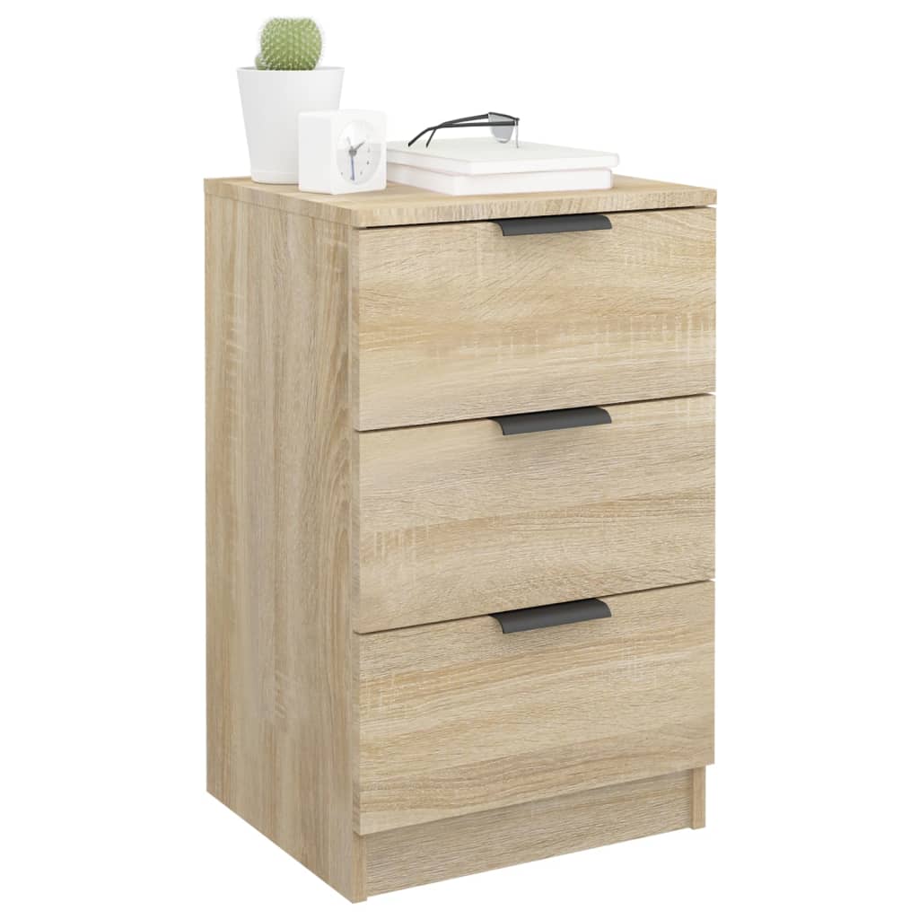 Nattbord sonoma eik 40x36x65 cm