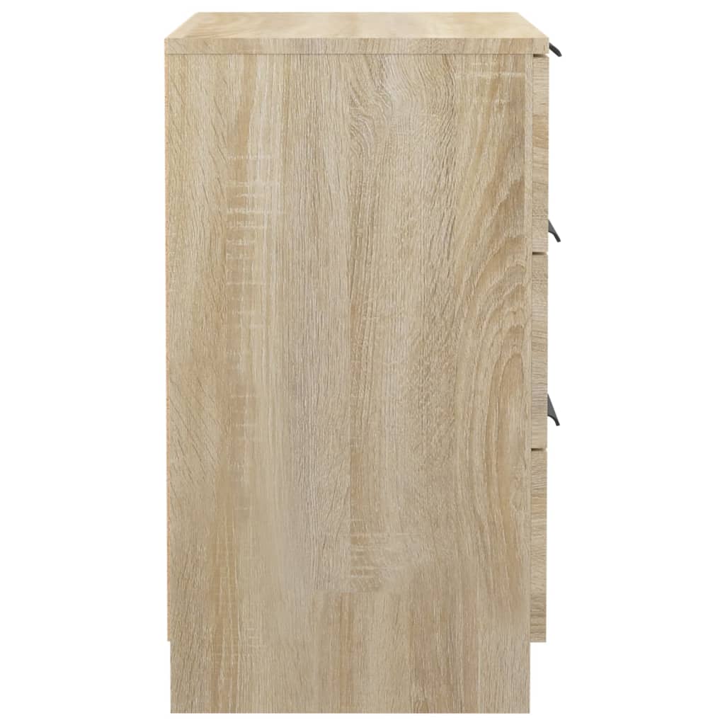 Nattbord sonoma eik 40x36x65 cm