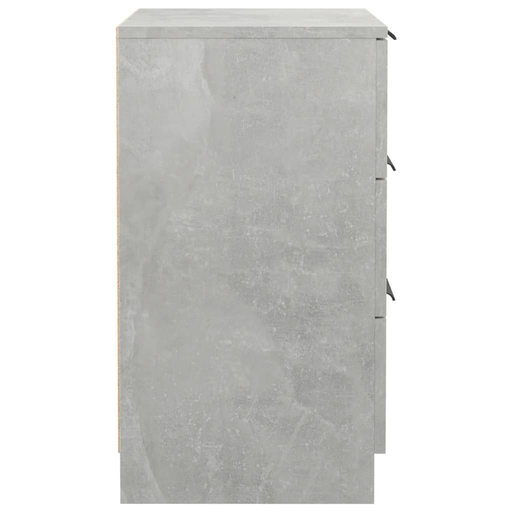 Nattbord betonggrå 40x36x65 cm