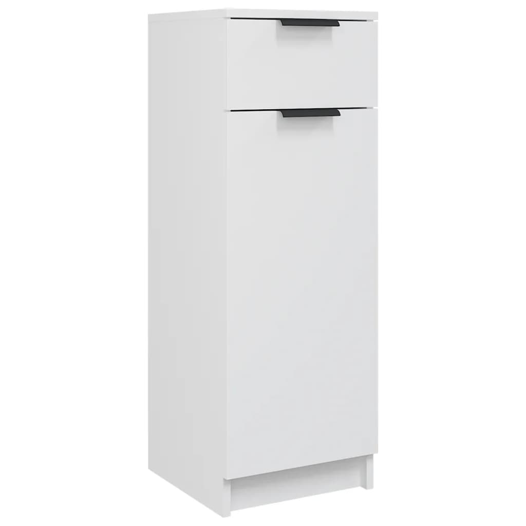 Baderomsskap hvit 32x33,5x90 cm konstruert tre