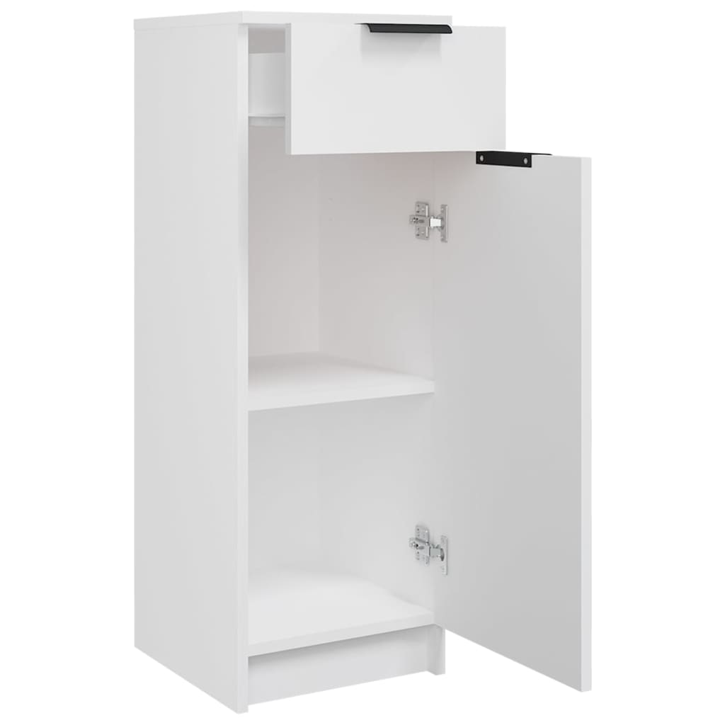 Baderomsskap hvit 32x33,5x90 cm konstruert tre