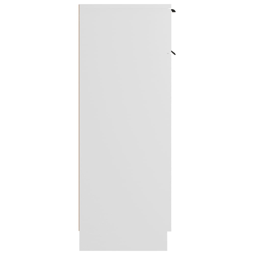 Baderomsskap hvit 32x33,5x90 cm konstruert tre