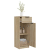 Baderomsskap sonoma eik 32x33,5x90 cm konstruert tre