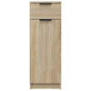 Baderomsskap sonoma eik 32x33,5x90 cm konstruert tre