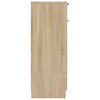 Baderomsskap sonoma eik 32x33,5x90 cm konstruert tre