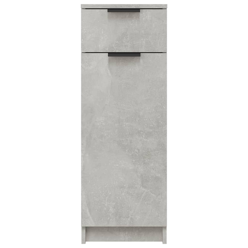 Baderomsskap betonggrå 32x34x90 cm konstruert tre